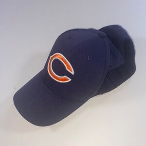 Chicago Bears NFL Team Apparel Navy Blue Embroidered Baseball Cap Hat One Size
